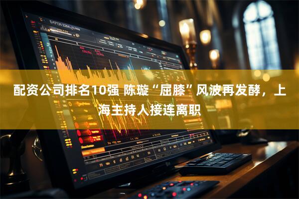 配资公司排名10强 陈璇“屈膝”风波再发酵，上海主持人接连离职